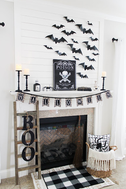 Our Halloween Decorations with Christmas Tree Shops!