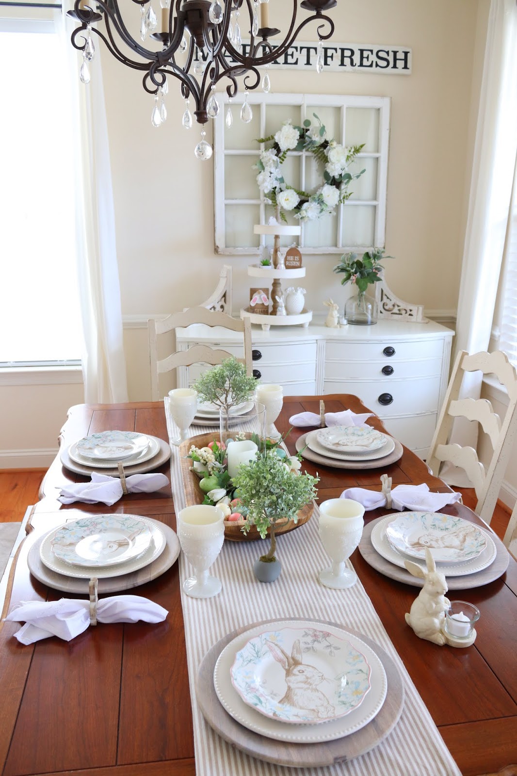 Easter Entertaining Table Decor