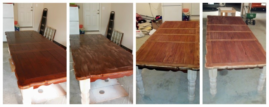 Dining Table & Chairs Makeover using Chalk Paint® decorative paint by Annie Sloan