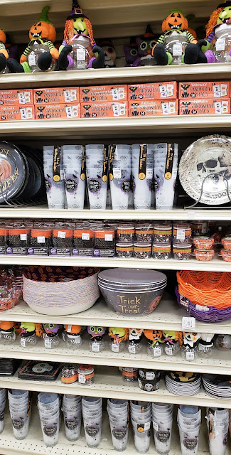 Our Halloween Decorations with Christmas Tree Shops!