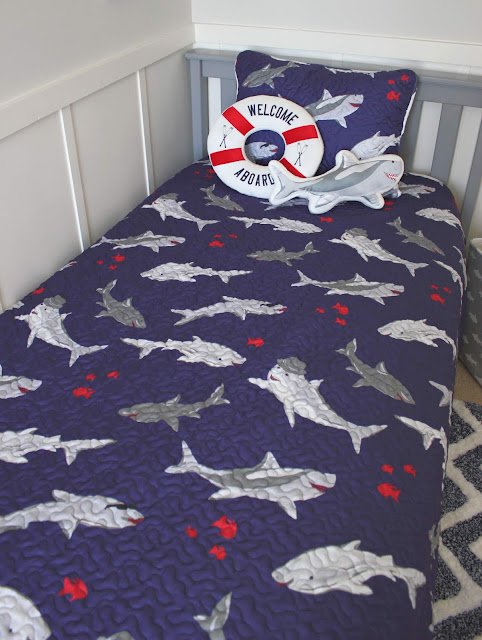 Shark Themed Room Refresh feat Christmas Tree Shops andThat! new Kids Collection!