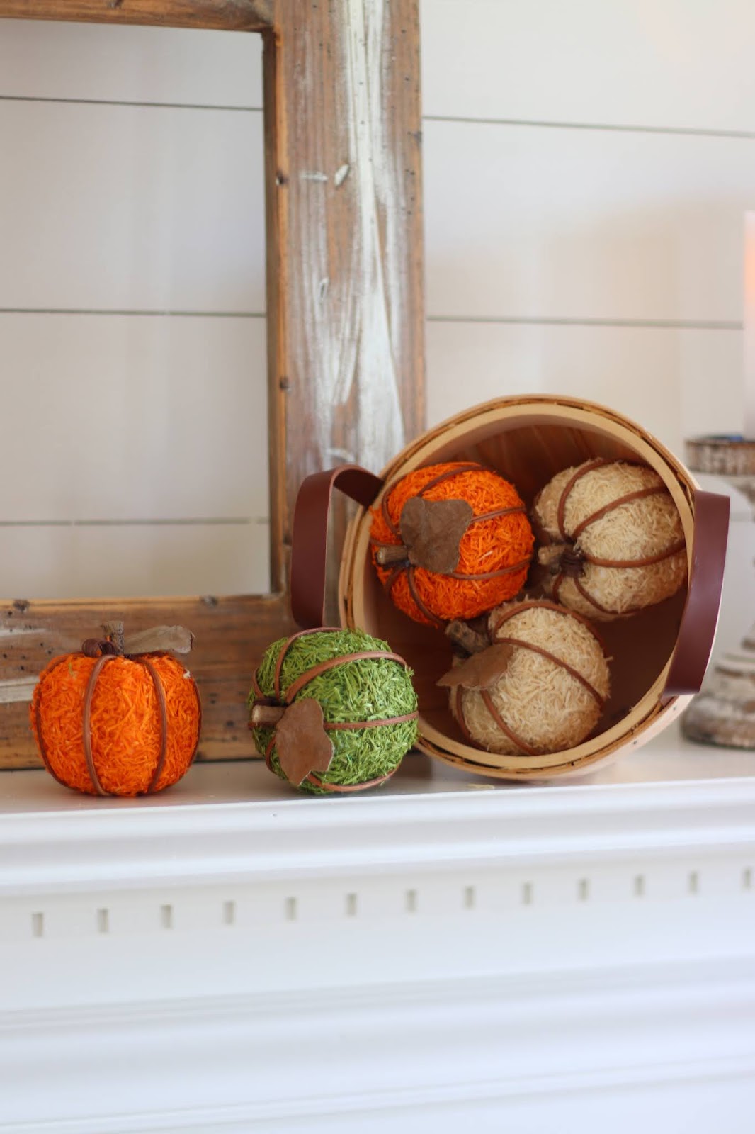 Fall Mantle Decor with Christmas Tree Shops andThat!
