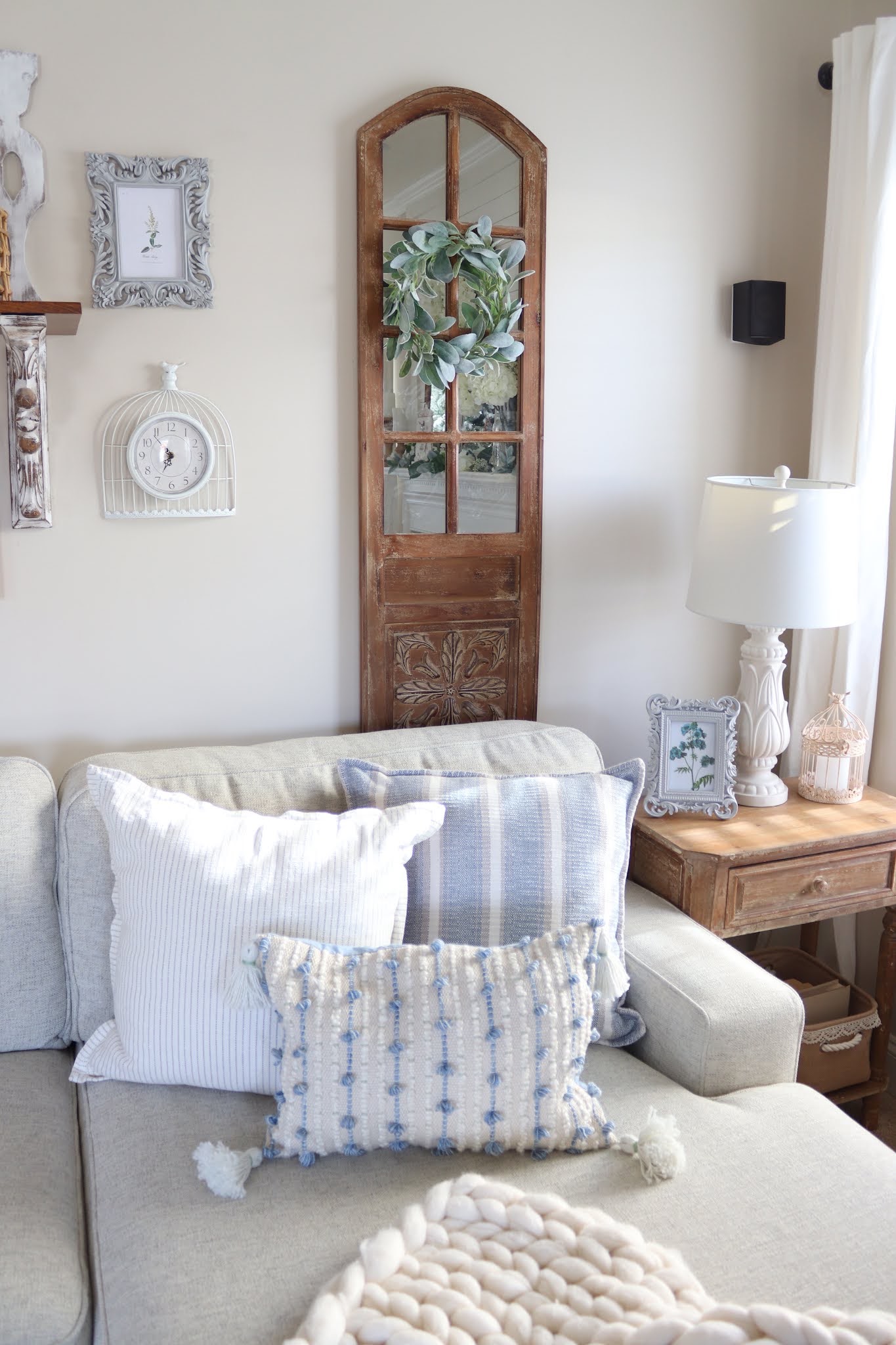 Living Room Refresh for Spring with Petal and Stone at Christmas Tree Shops andThat!