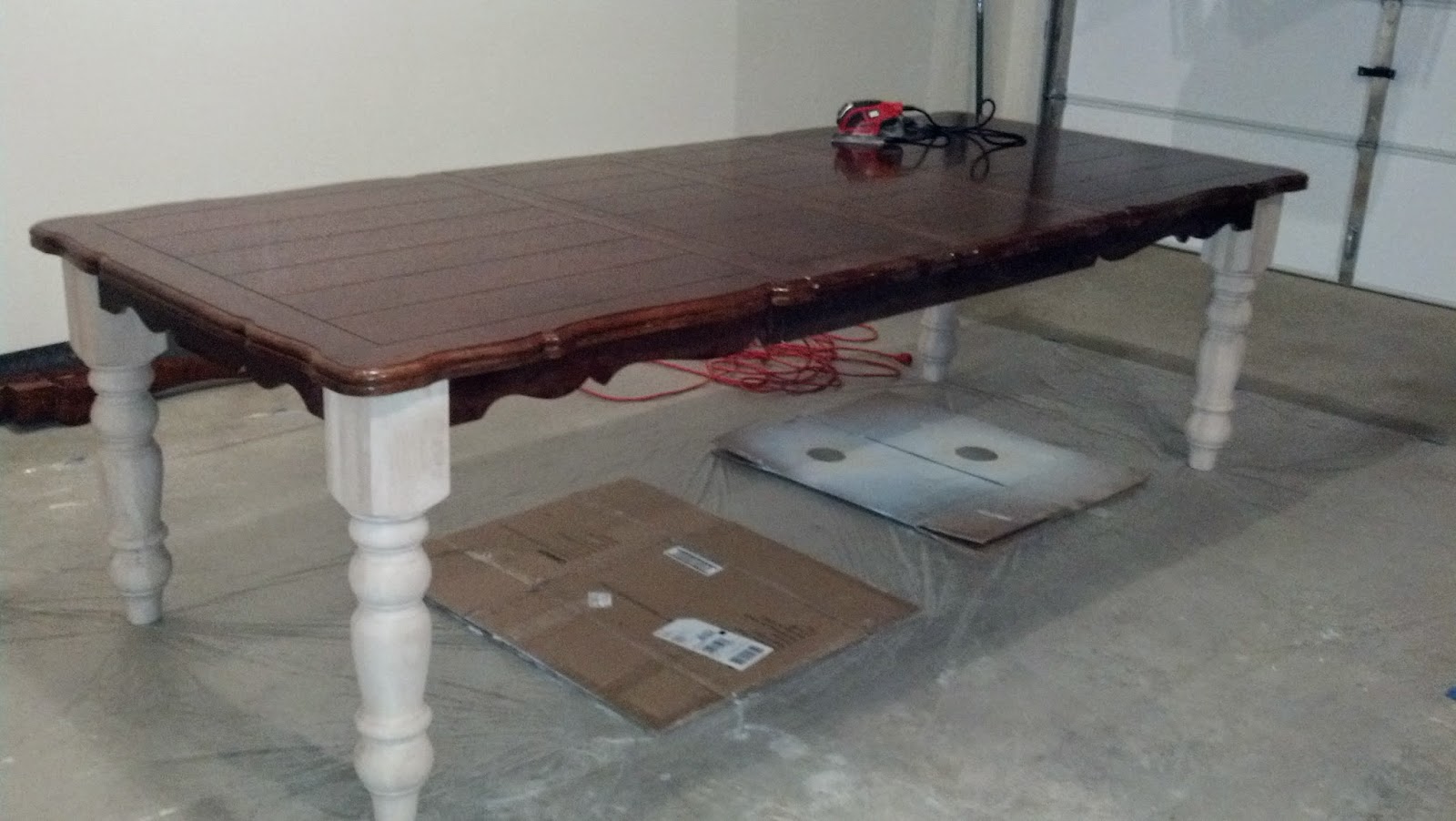 Dining Table & Chairs Makeover using Chalk Paint® decorative paint by Annie Sloan