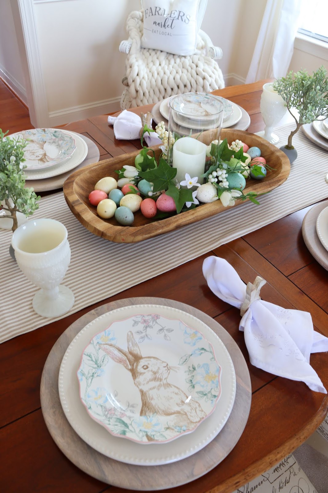 Easter Entertaining Table Decor