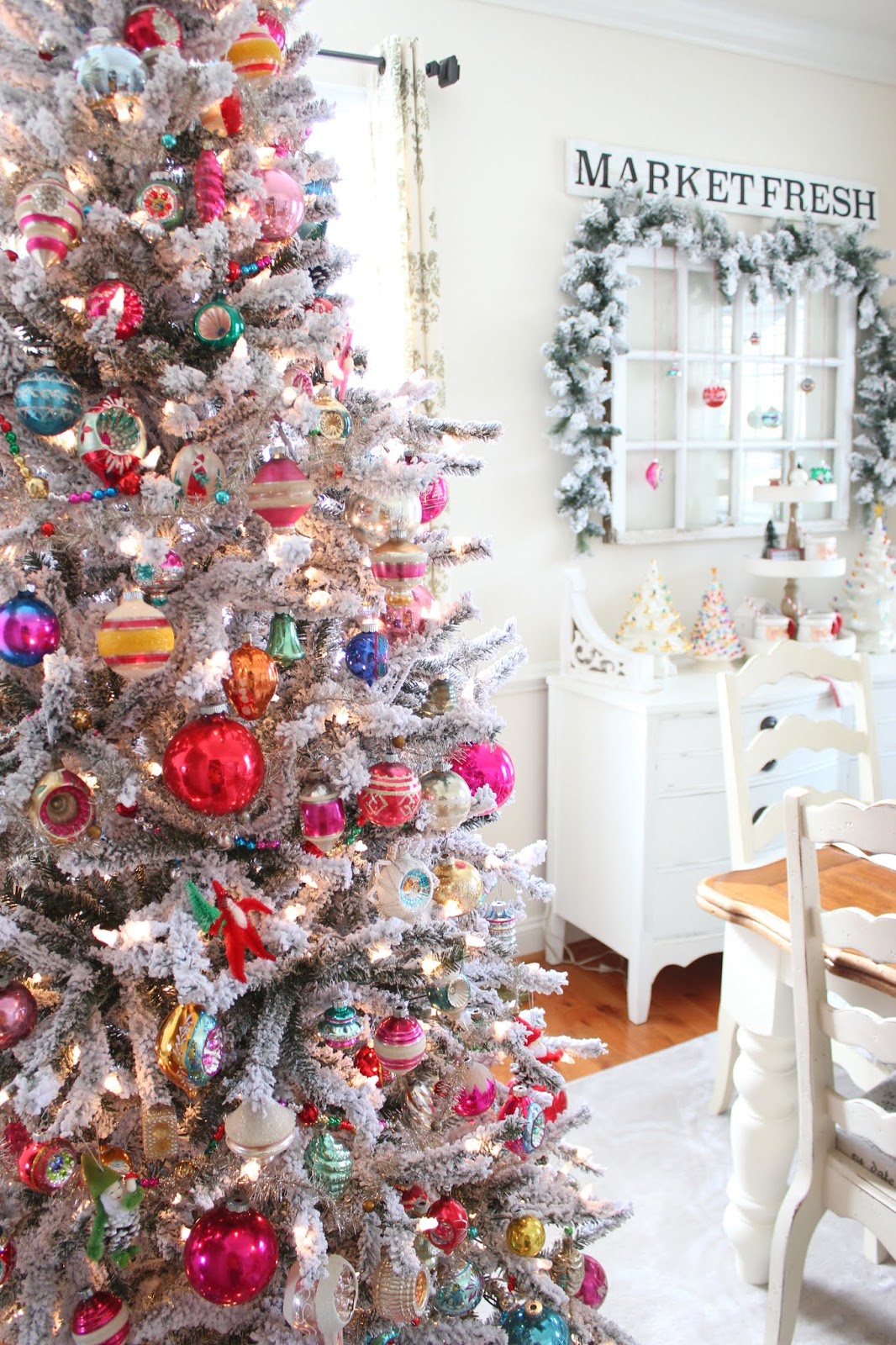 Vintage Inspired Christmas Tree | BentleyBlonde