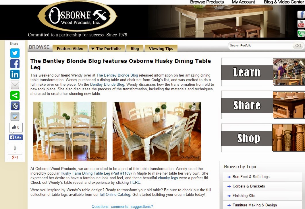 BentleyBlonde has been Featured at....