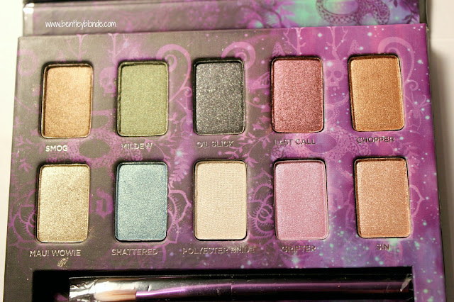 urban decay naked skin foundation, beauty balm, flushed palette & ammo palette