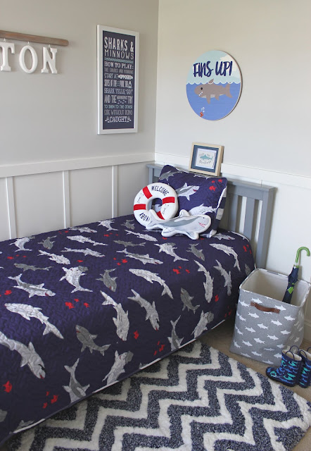 Shark Themed Room Refresh feat Christmas Tree Shops andThat! new Kids Collection!