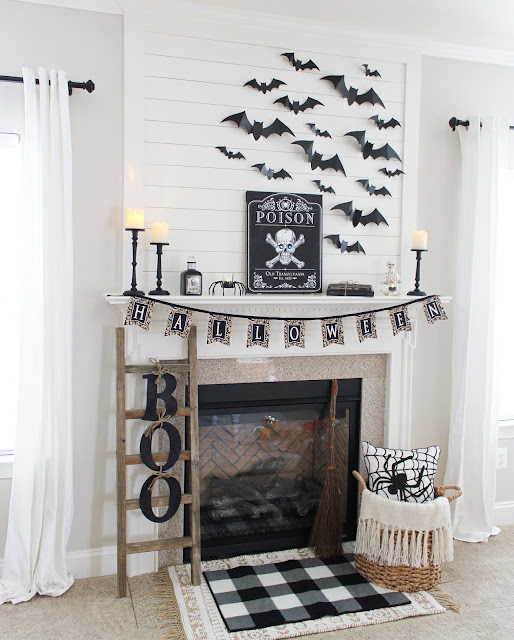 Our Halloween Decorations with Christmas Tree Shops!