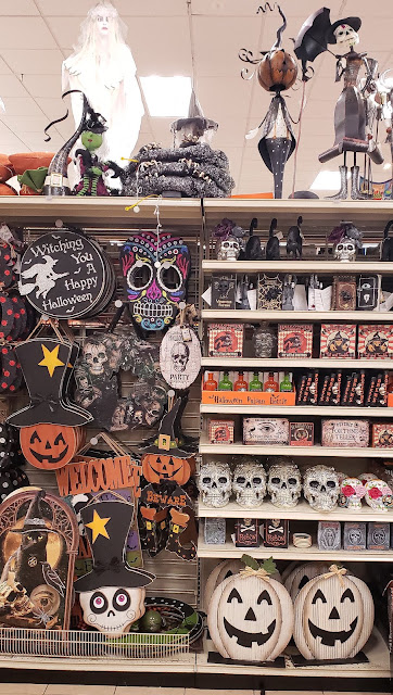Our Halloween Decorations with Christmas Tree Shops!