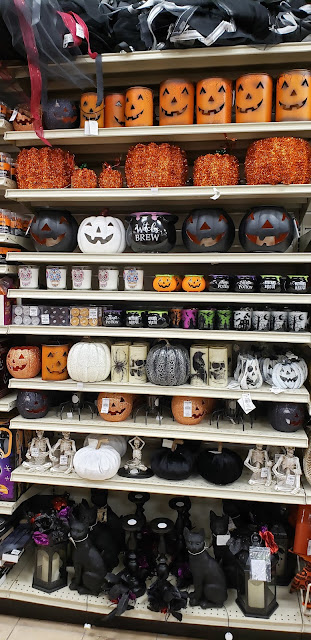 Our Halloween Decorations with Christmas Tree Shops!