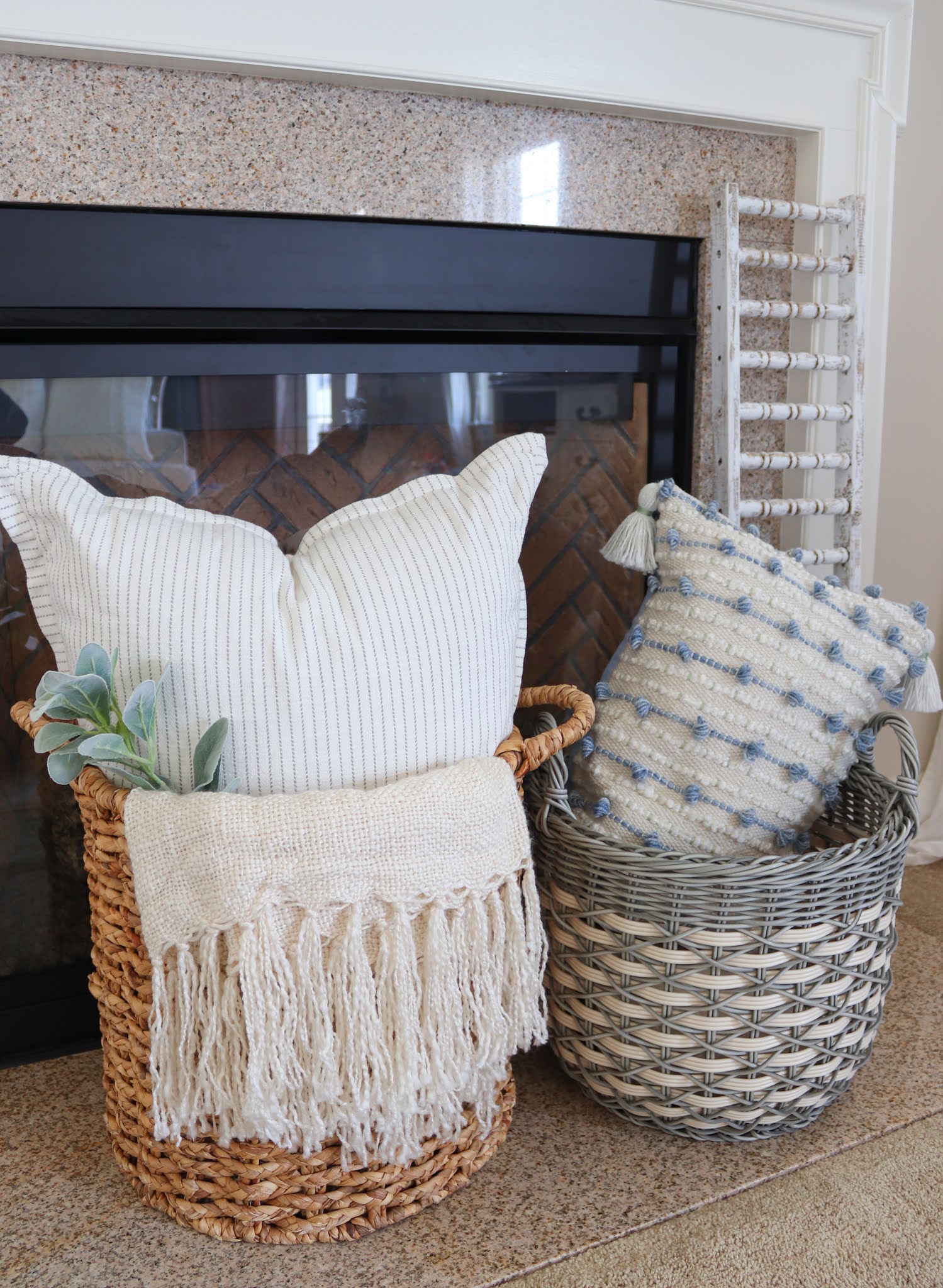 Living Room Refresh for Spring with Petal and Stone at Christmas Tree Shops andThat!