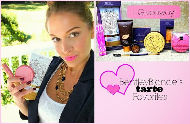 BentleyBlonde's Tarte Favorites & Tarte Cosmetics Giveaway!