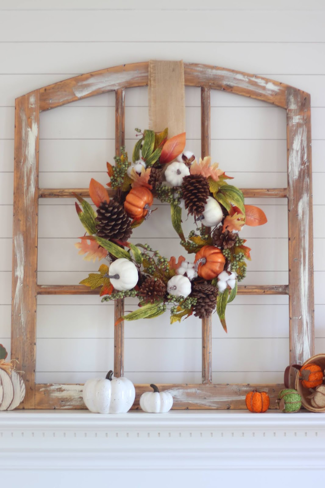 Fall Mantle Decor with Christmas Tree Shops andThat!