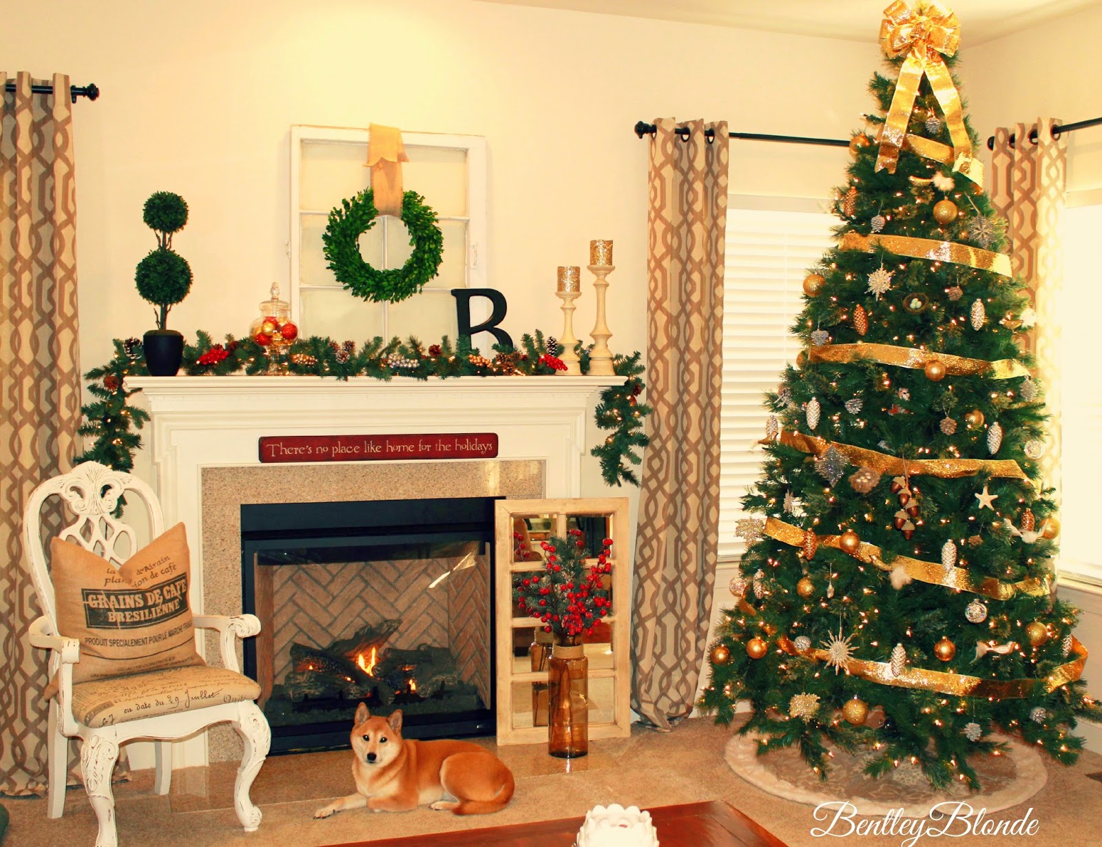 House Tour (Updated!) Holiday Home Decor | BentleyBlonde