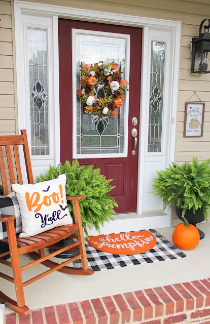 Our Halloween Decorations with Christmas Tree Shops!