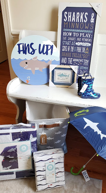 Shark Themed Room Refresh feat Christmas Tree Shops andThat! new Kids Collection!