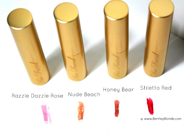 Too Faced Fall 2012 New Products & Swatches