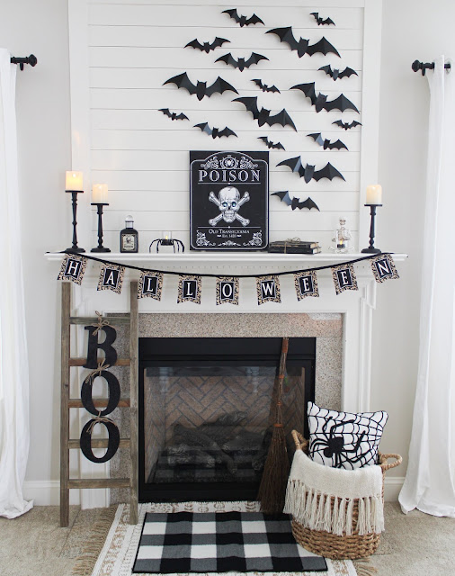 Our Halloween Decorations with Christmas Tree Shops!
