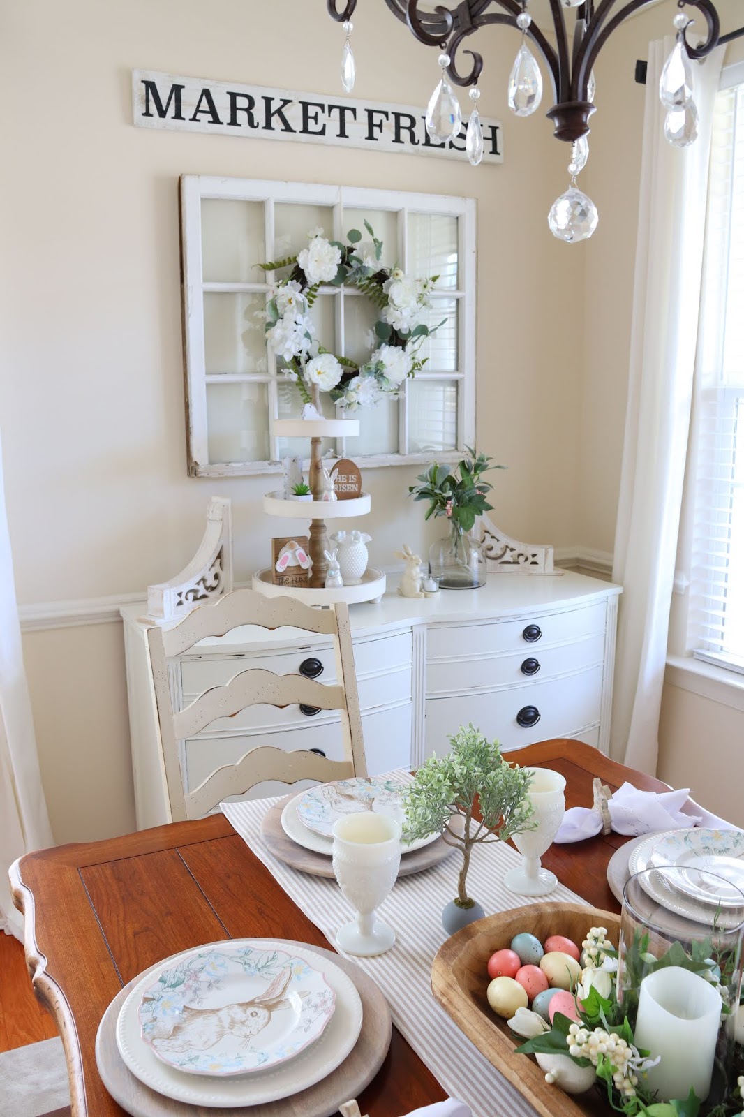 Easter Entertaining Table Decor