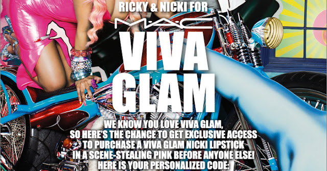 EXCITING UPDATE! PRE- ORDER/EARLY RELEASE FOR MAC VIVA GLAM NICKI LIPSTICK!